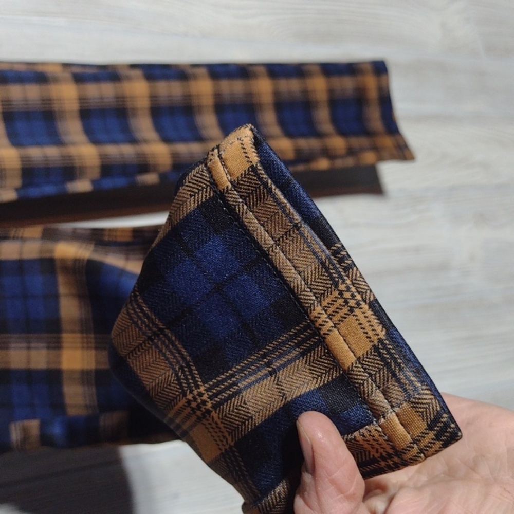 High Rise Plaid Stretch Pants - Picture 3 of 11